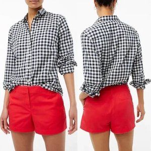 J. Crew Chino Broken In Cotton Red Shorts